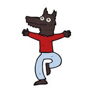 cartoon wolf man N51