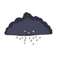 Cartoon Rain Cloud N48