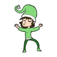 santa&#039;s helper cartoon N18