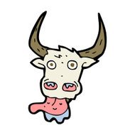 Cartoon Cow Face N9