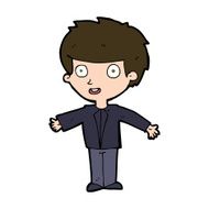 cartoon happy boy N259