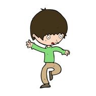 cartoon panicking man N22