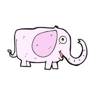 cartoon baby elephant N11