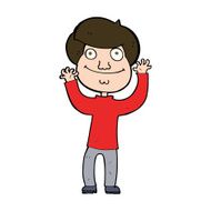 cartoon happy boy N260