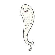 cartoon spooky ghost N93
