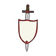 cartoon heraldic shield N20