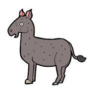 Cartoon Mule N14