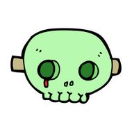cartoon skull mask N23