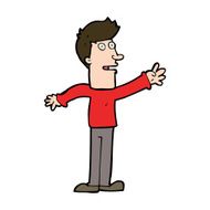 Cartoon Man Reaching N11