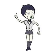 cartoon halloween girl N22