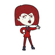 Cartoon Vampire Girl N258