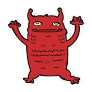 cartoon little monster N59