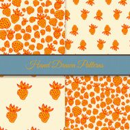 Red Strawberry Pattern Set