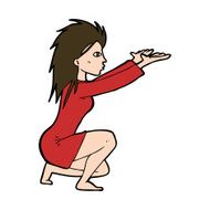 cartoon womn casting spel N11