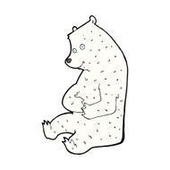 cartoon happy polar bear N8