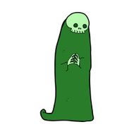 cartoon halloween ghoul N16
