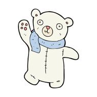 cute cartoon polar teddy bear N9