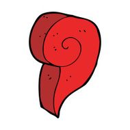 cartoon decorative swirl symbol N11