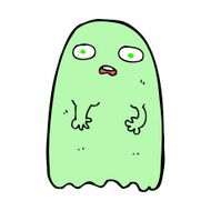 funny cartoon ghost N96