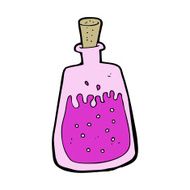 cartoon old ink pot N7