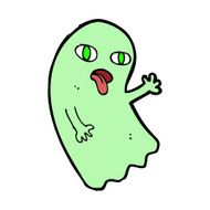 funny cartoon ghost N100