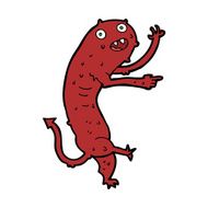 cartoon gross little monster N13