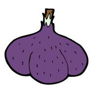cartoon red onion N17