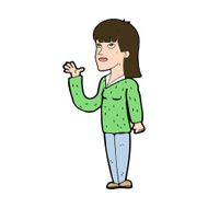 cartoon woman explaining N53