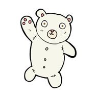 cartoon cute polar teddy bear N5