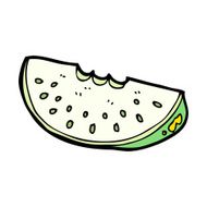 cartoon melon slice N32