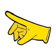 cartoon rubber glove N21
