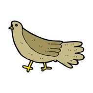 Cartoon Bird N392