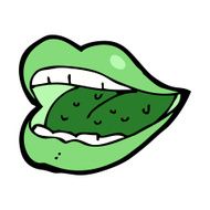 cartoon smiling halloween mouth N9