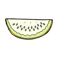 cartoon melon slice N34