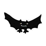 cartoon spooky vampire bat N23