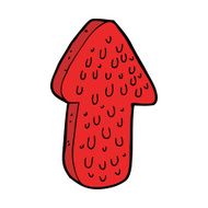 cartoon slimy arrow symbol N11