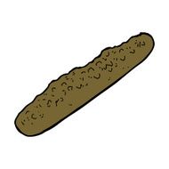 cartoon baguette N14