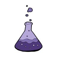 cartoon science chemicals N9