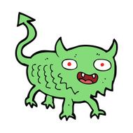cartoon little demon N32