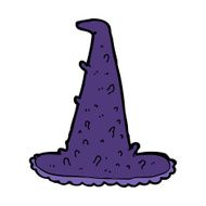 cartoon spooky witch hat N22