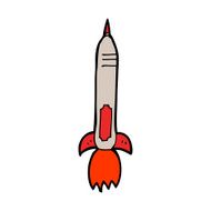 Cartoon Missile N34