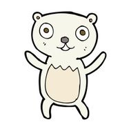 Cartoon Polar Bear Cub N66