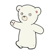 Cartoon Polar Bear Cub N68