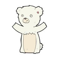Cartoon Polar Bear Cub N70