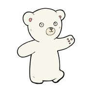 Cartoon Polar Bear Cub N71