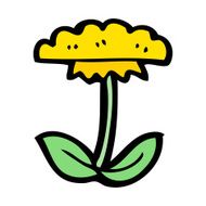cartoon flower symbol N23