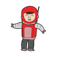 Cartoon Astronaut N147