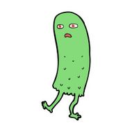 cartoon funny ghost N25
