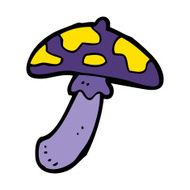 cartoon poisonous toadstool N7