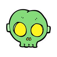 cartoon halloween skull mask N11